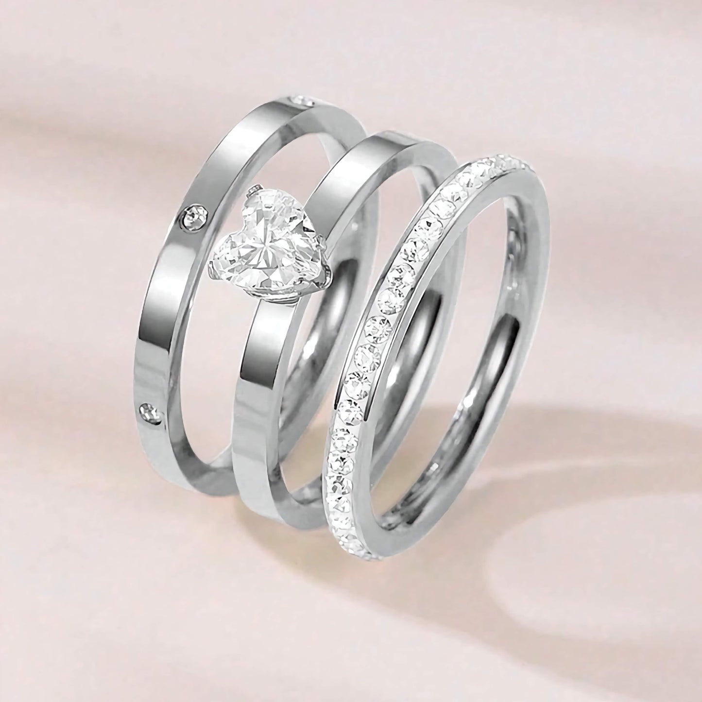 Platinum Radiance Zircon Ring